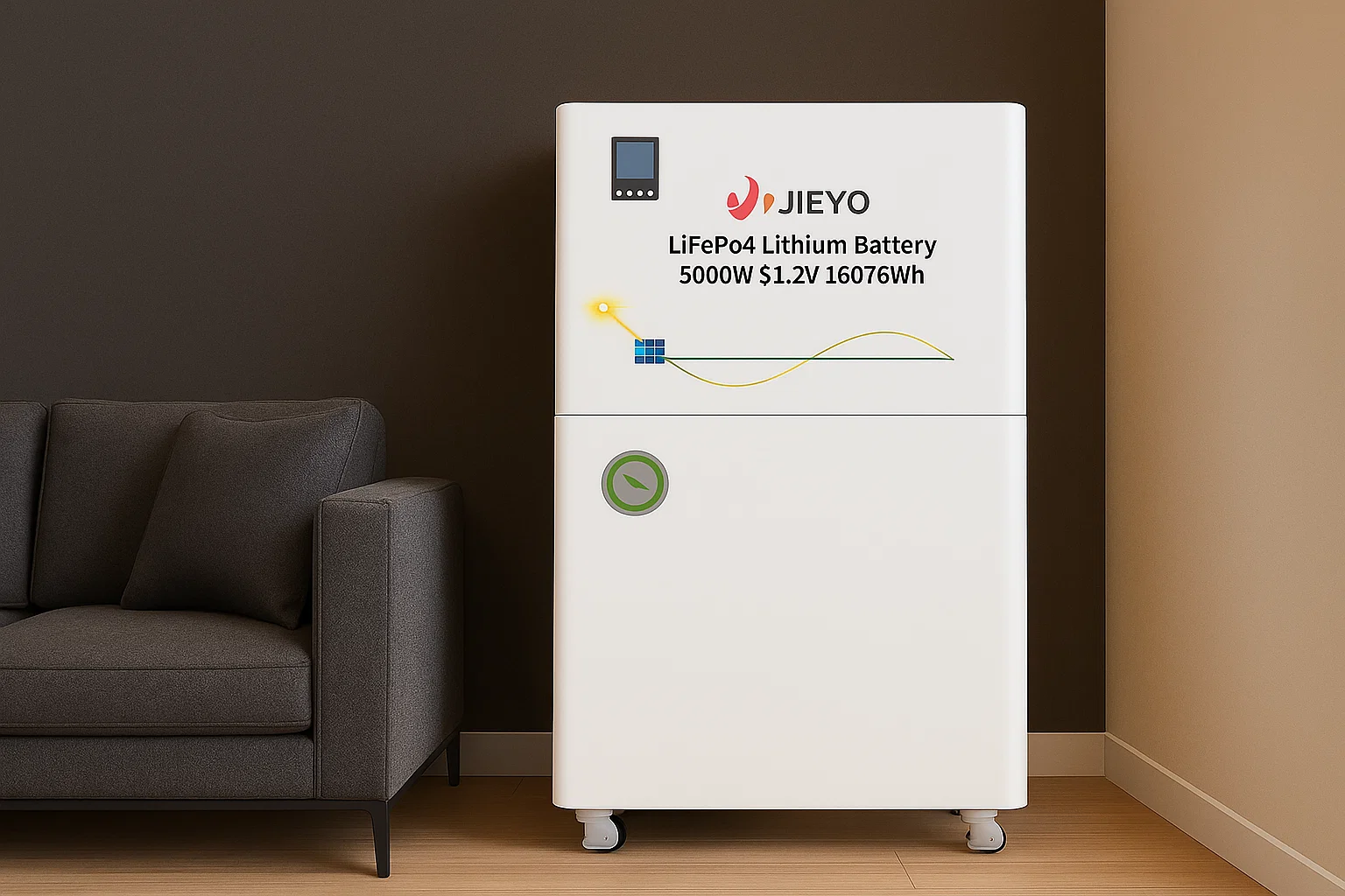 JIEYO All-in-One LiFePO₄ Battery System (5kW | 16.08kWh)